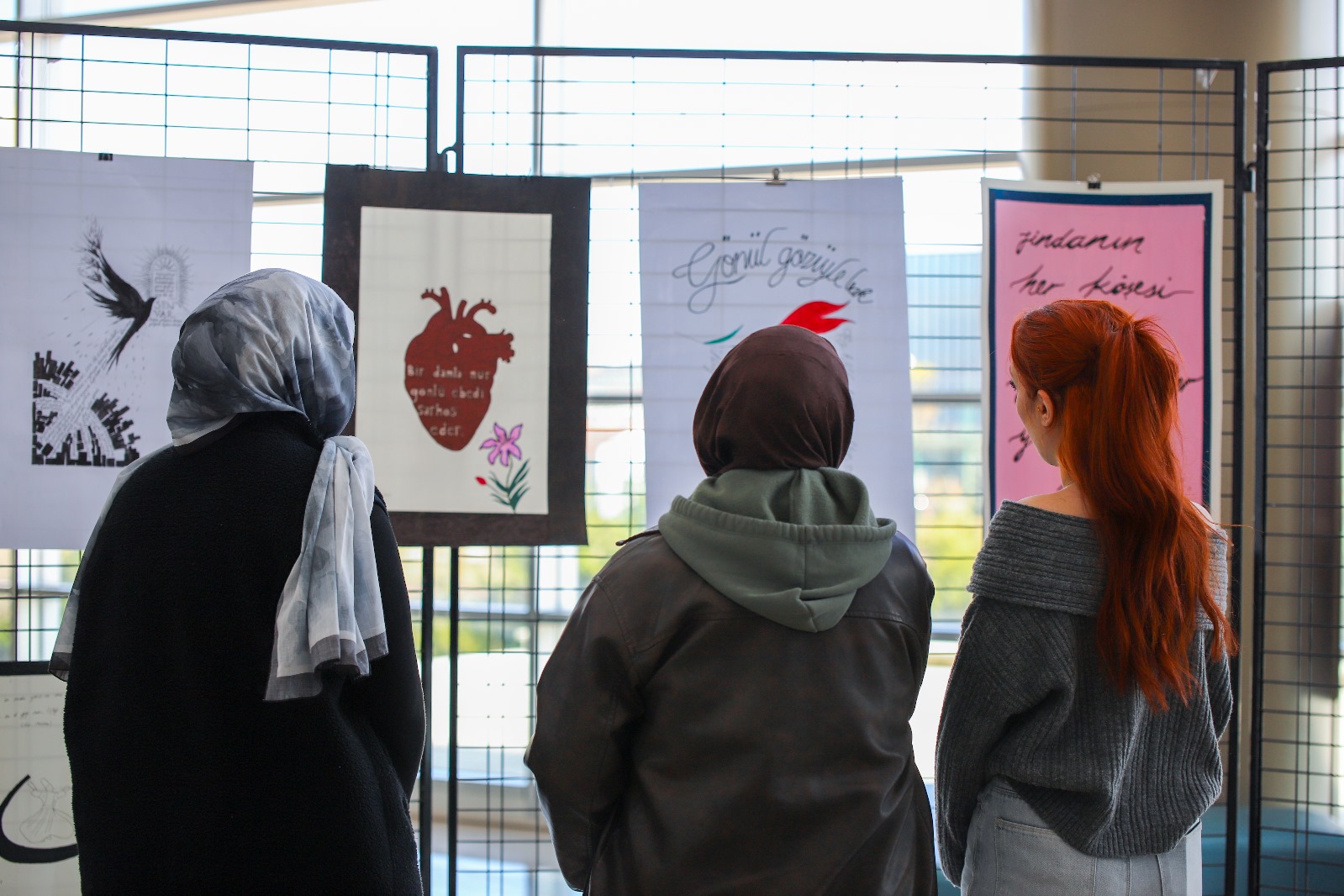Vuslatın Harfleri: Mevlana Üzerine Tipografik Tasarımlar Sergisi etkinliğinden bir kare