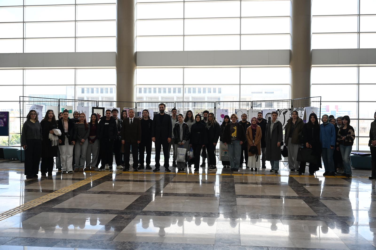 Vuslatın Harfleri: Mevlana Üzerine Tipografik Tasarımlar Sergisi etkinliğinden bir kare